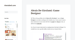 Desktop Screenshot of alexisdeg.com